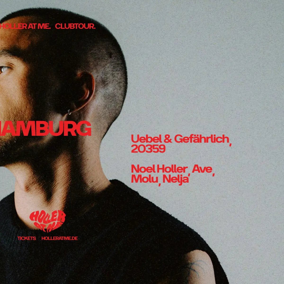 Flyer: HOLLER AT ME with Noel Holler & AVE