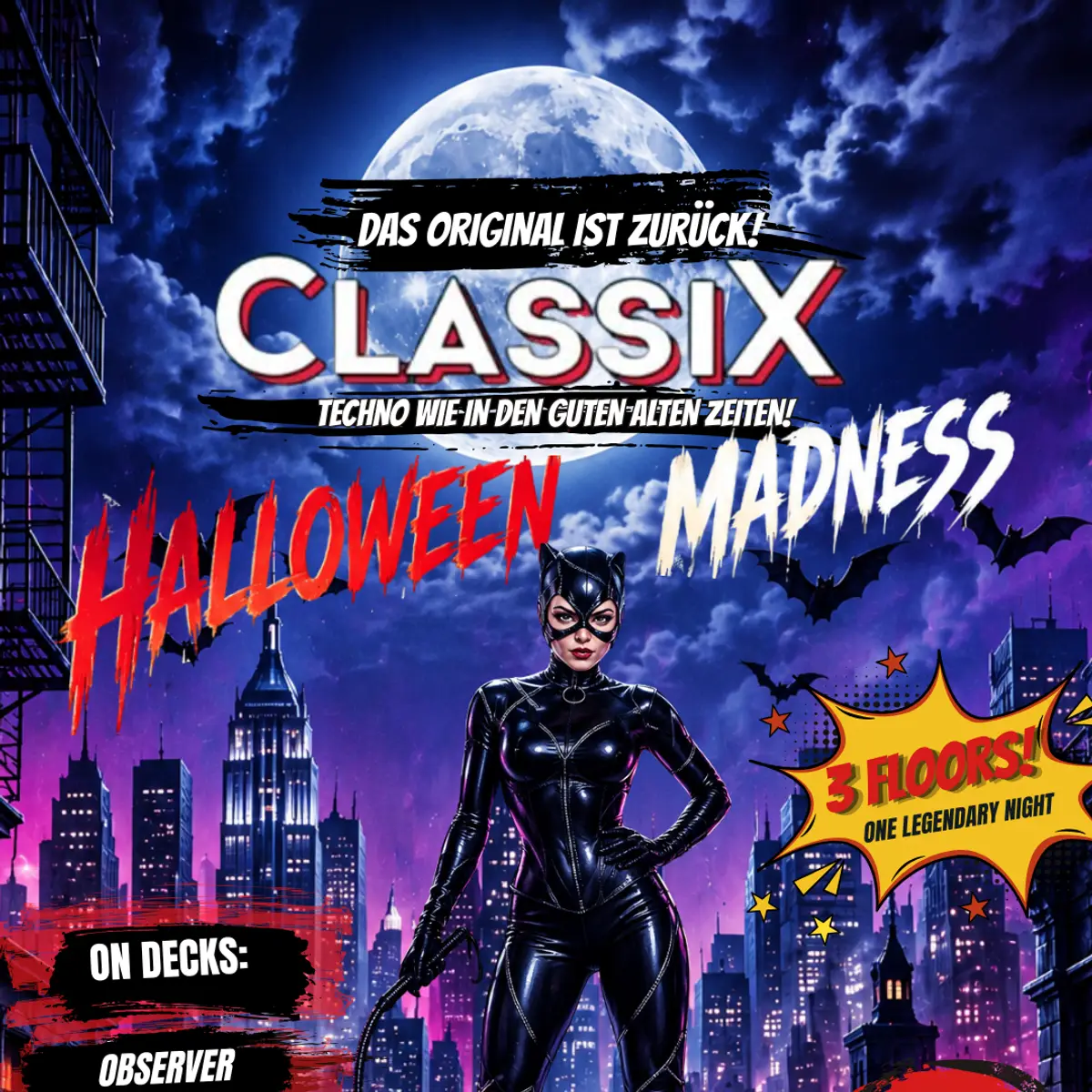 Flyer: ClassiX Halloween Madness