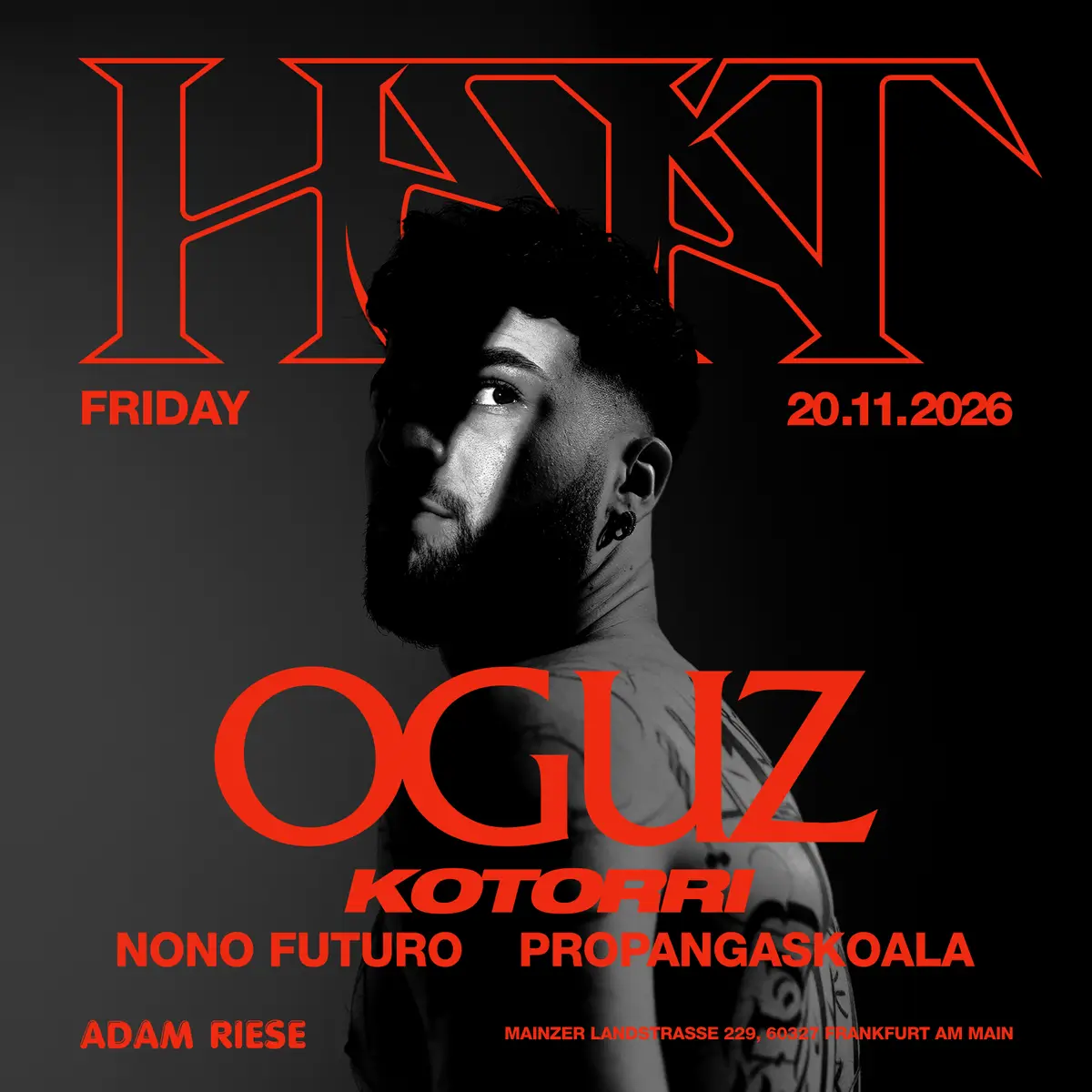 Flyer: HEAT X OGUZ SCHRANZ SESH