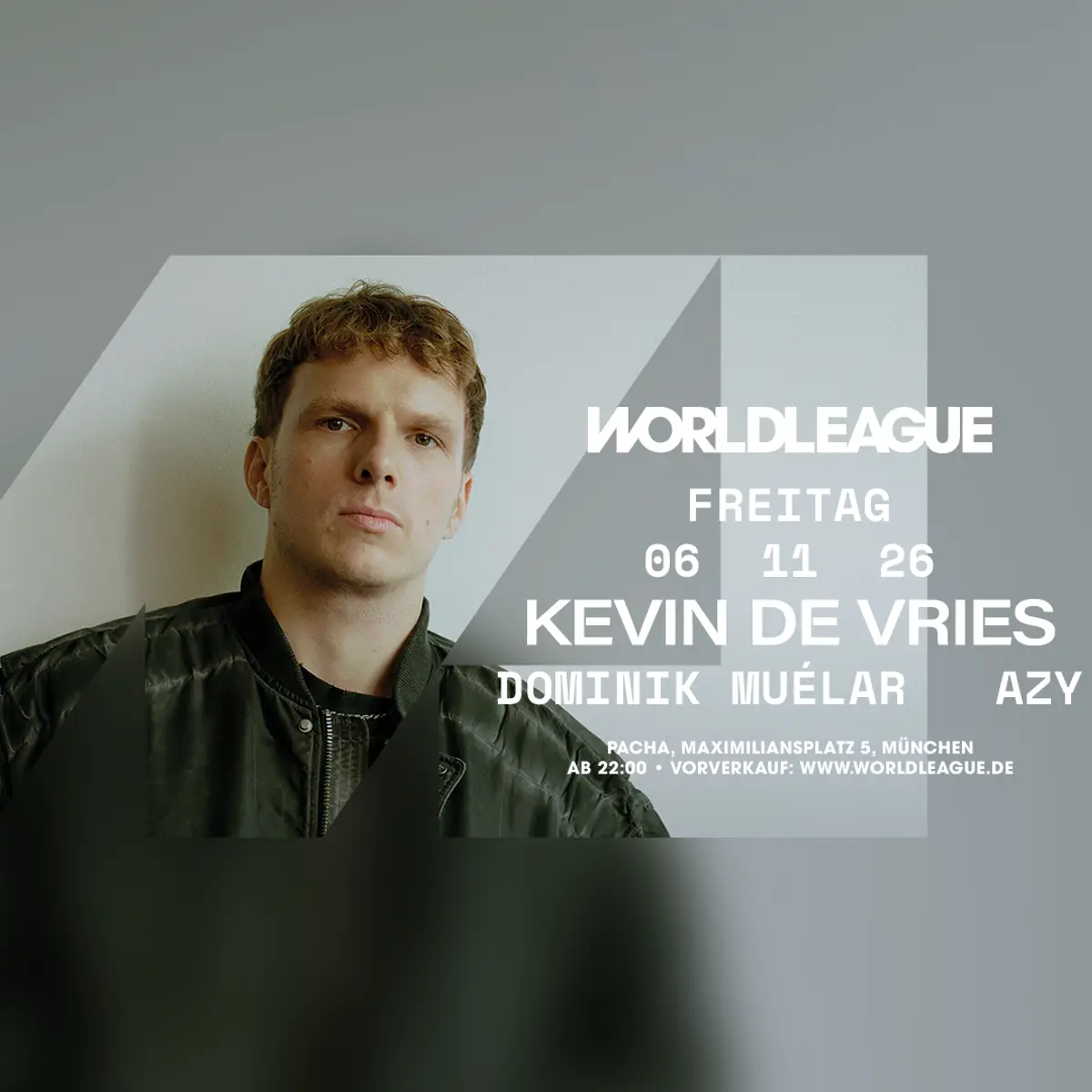 Flyer: World League with Kevin de Vries