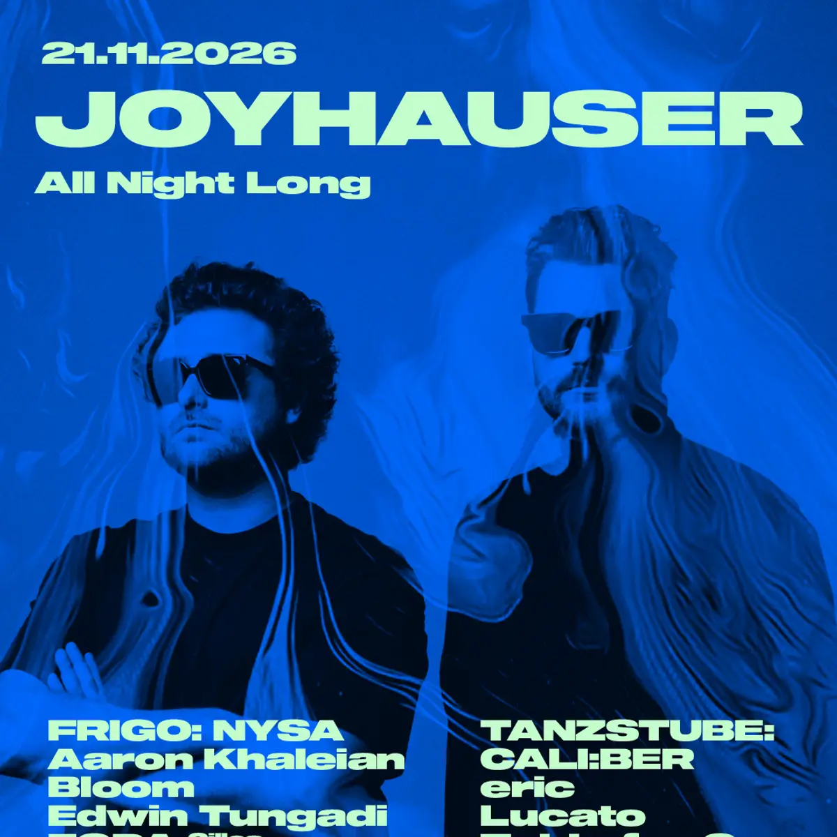 Flyer: Joyhauser all night long II NYSA
