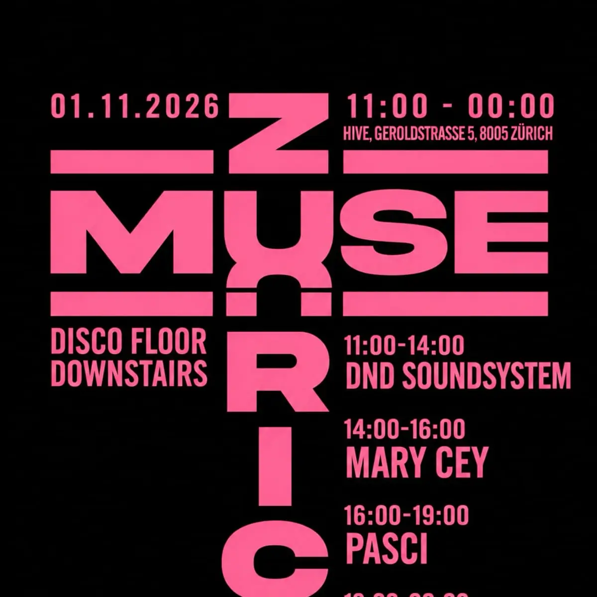 Flyer: MUSE
