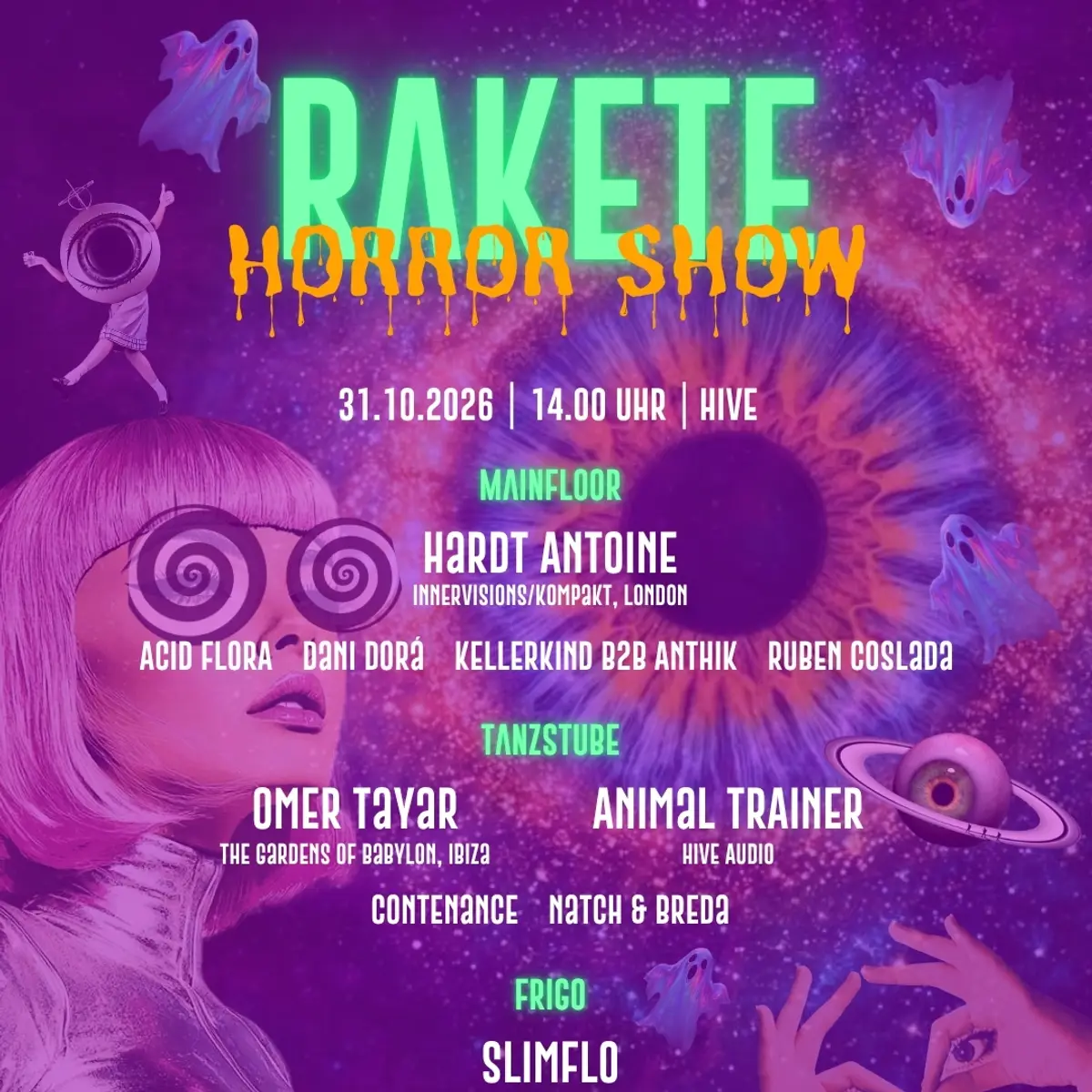 Flyer: Rakete Horror Show