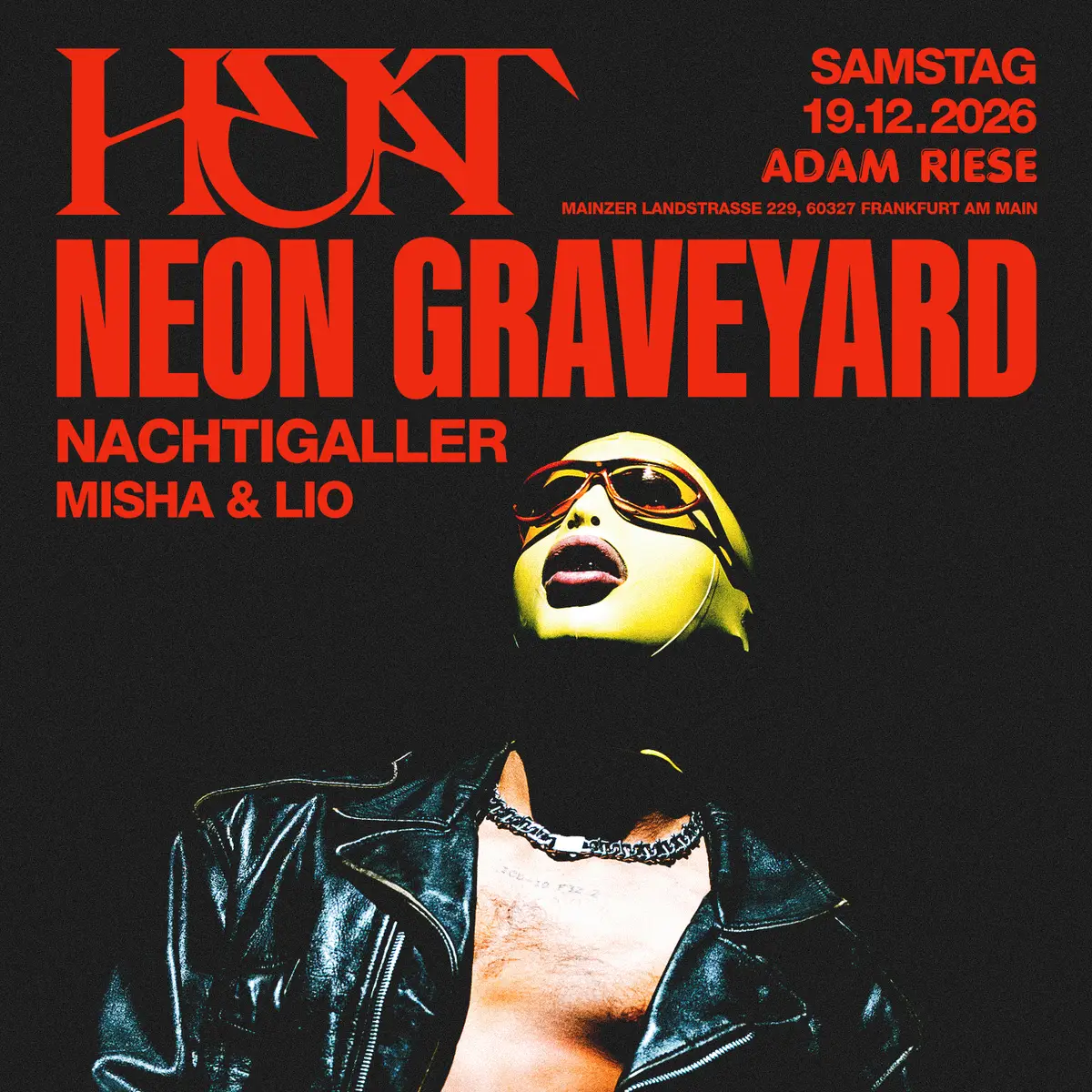 Flyer: Heat Schranz Sesh with Neon Graveyard & Nachtigaller