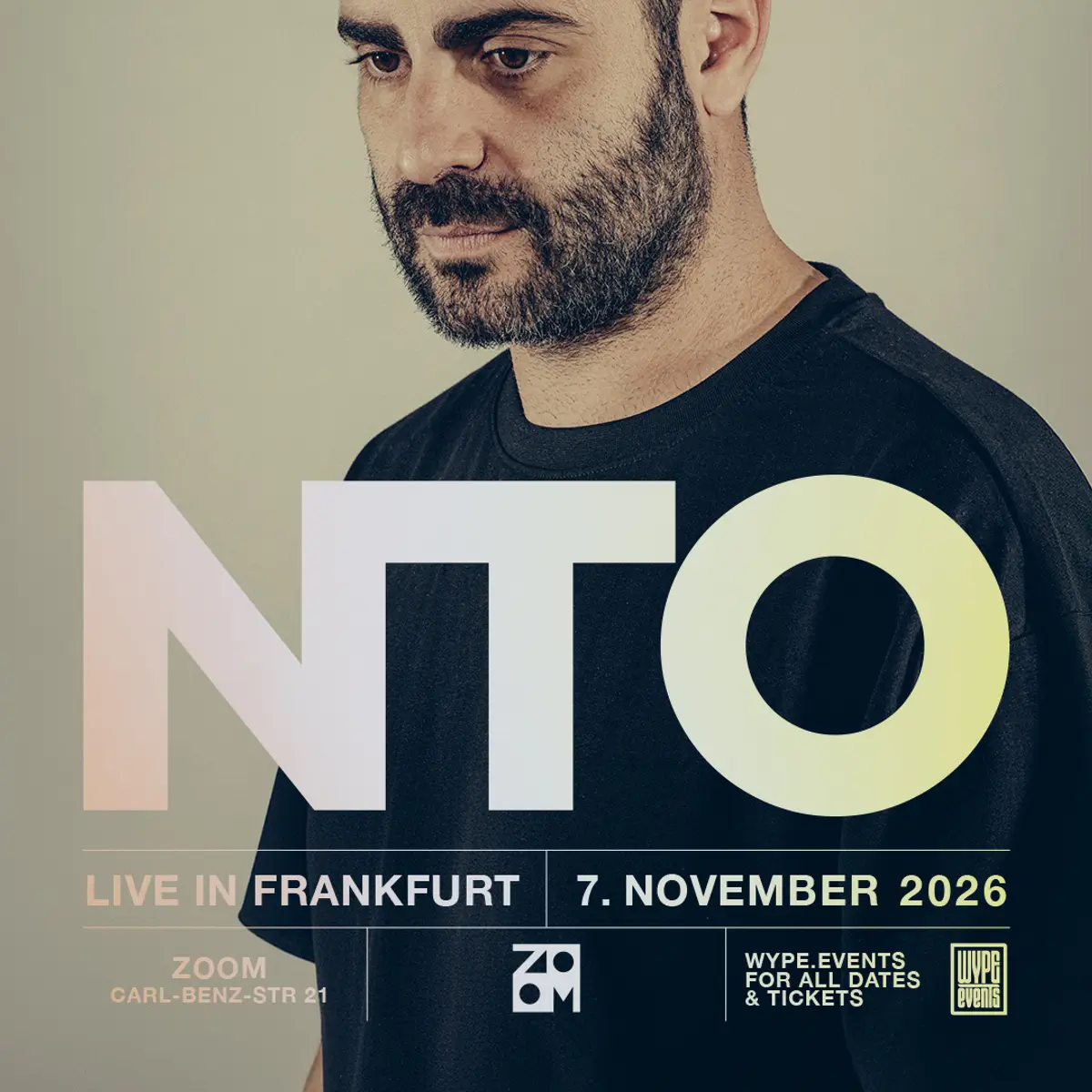 Flyer: NTO live in concert at ZOOM Frankfurt