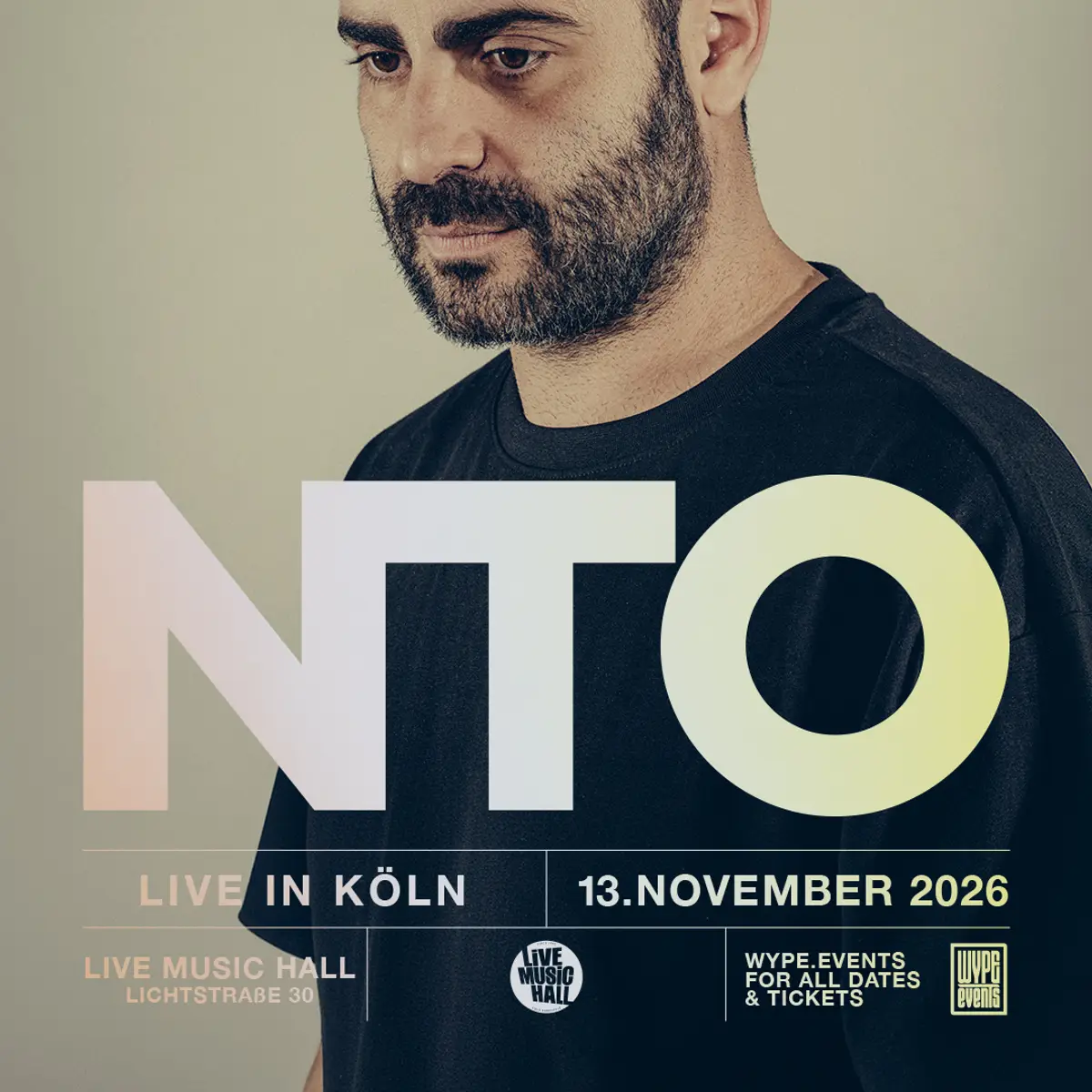 Flyer: NTO live in concert @ Live Music Hall Cologne