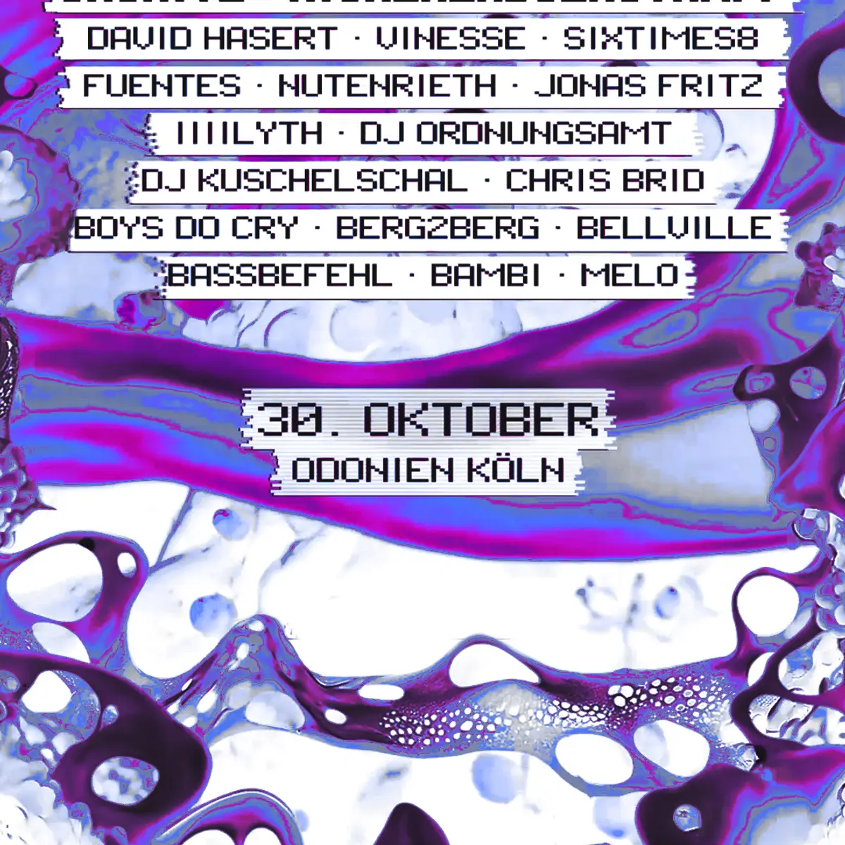 Flyer: SYMBIOSE IN Odonien by ART OF URBAN LIFE & ART OF HOUSE Fr. 30.10.26
