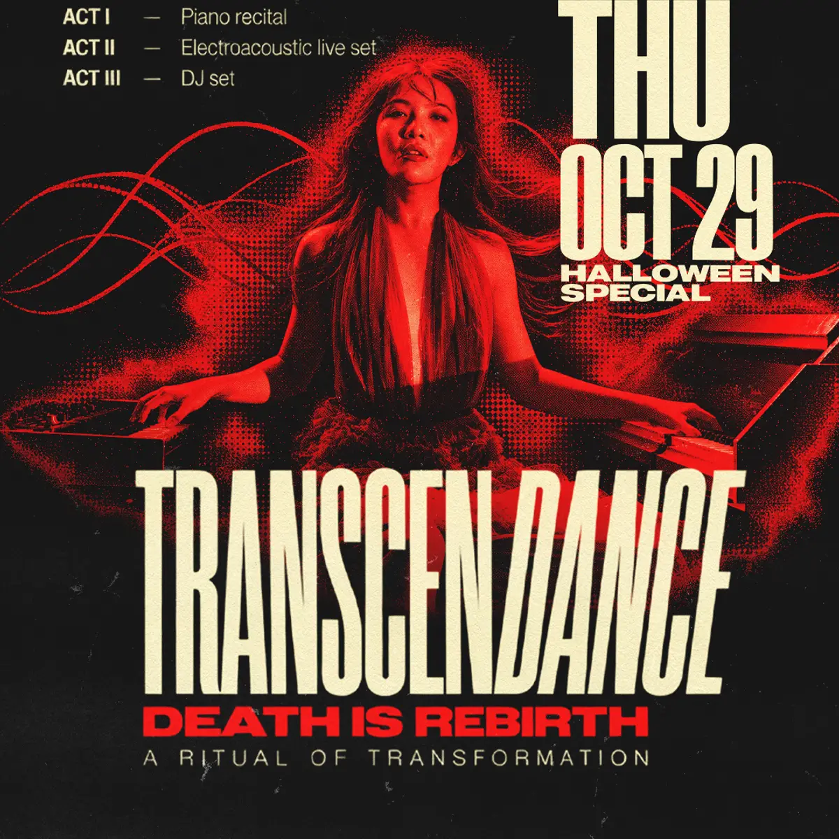 Flyer: TranscenDANCE: Death Is Rebirth – Mélodie Zhao