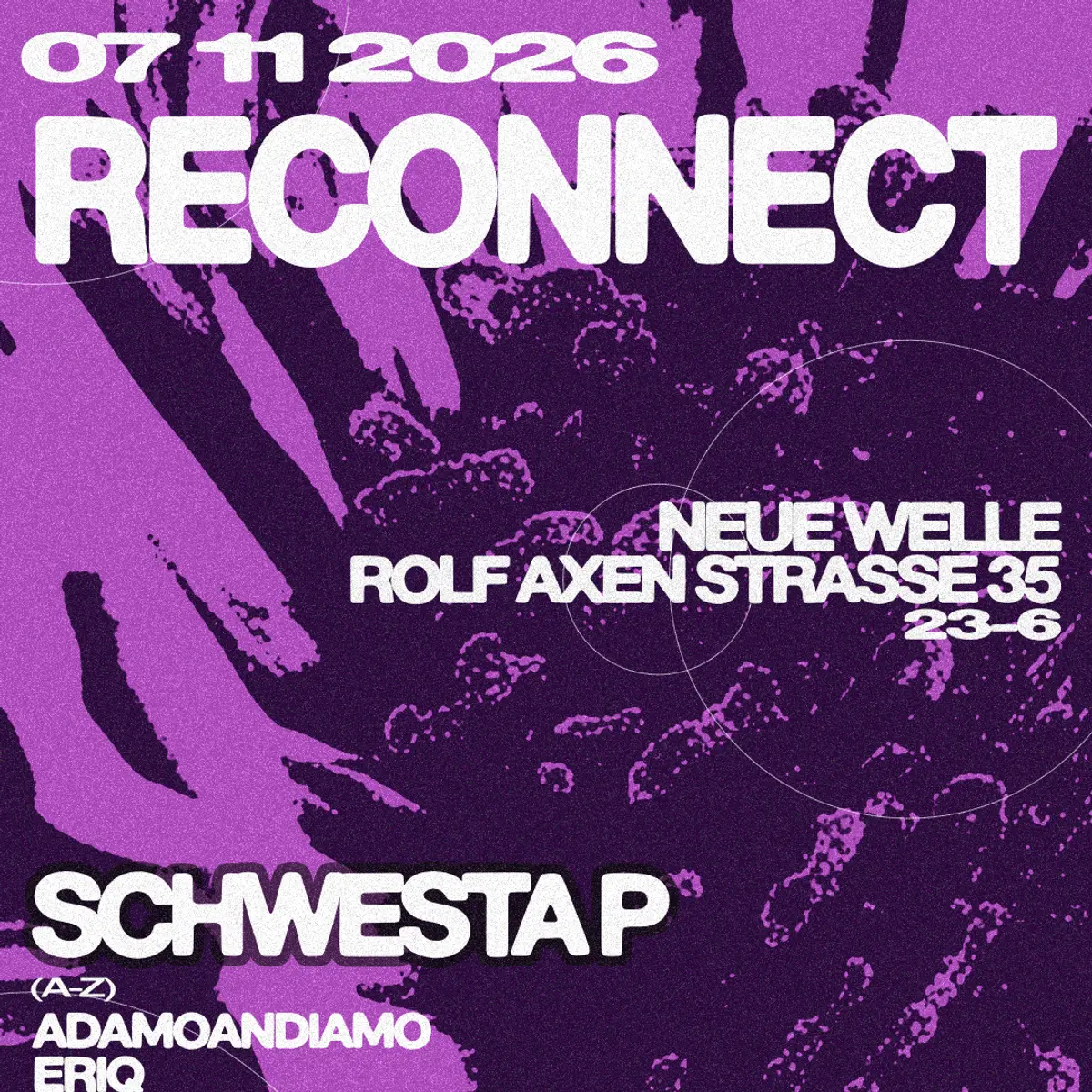 Flyer: Reconnect with Schwesta P