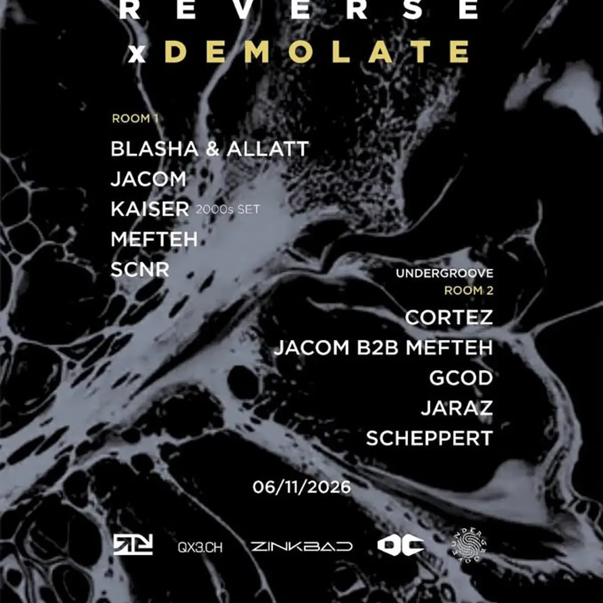 Flyer: Reverse X Demolate